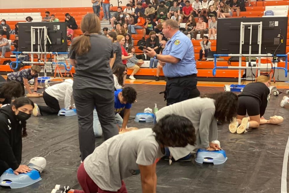 Jones High School life-saving CPR skills