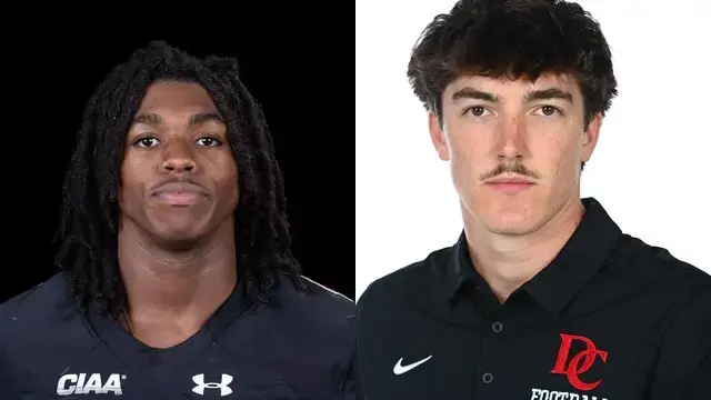 Who are the former high school athletes from North Carolina Foothills area competing during the week of Monday, Sept. 7?