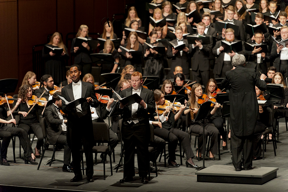 UNIVERSITY OF IOWA: University of Iowa Combined Choirs and Symphony Orchestra to be held on December 4