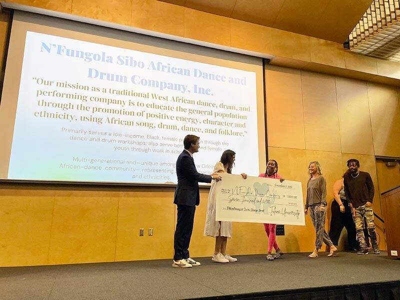 Philanthropy students award grants to New Orleans arts organizations Philanthropy students award grants to New Orleans arts organizations