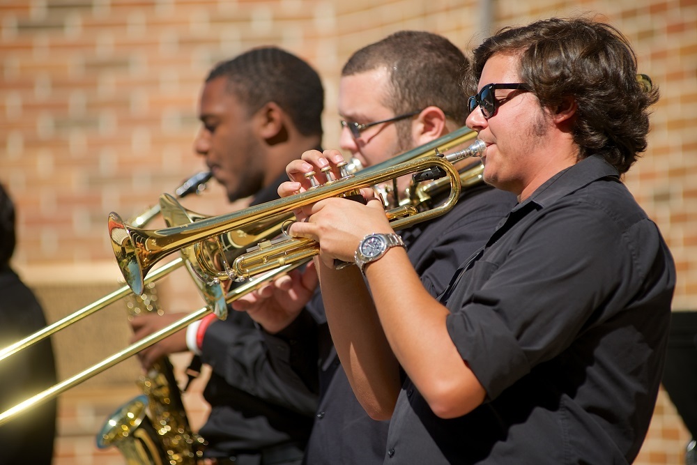 ARCHBISHOP CURLEY HIGH SCHOOL: The Curley Jazz Ensemble traveled to Towson University to participate in their annual jazz festival for local schools last Friday.