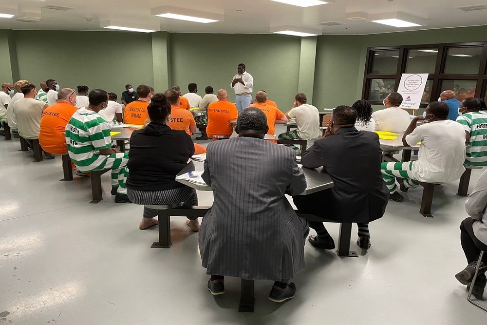 Forrest County Sheriff’s Office – Mississippi Power and Partners Addressing Forrest County Adult Detention Center Inmates Regarding Re-entry to Life Beyond Incarceration Forrest County Sheriff’s Office – Mississippi Power and Partners Addressing Forrest County Adult Detention Center Inmates Regarding Re-entry to Life Beyond Incarceration