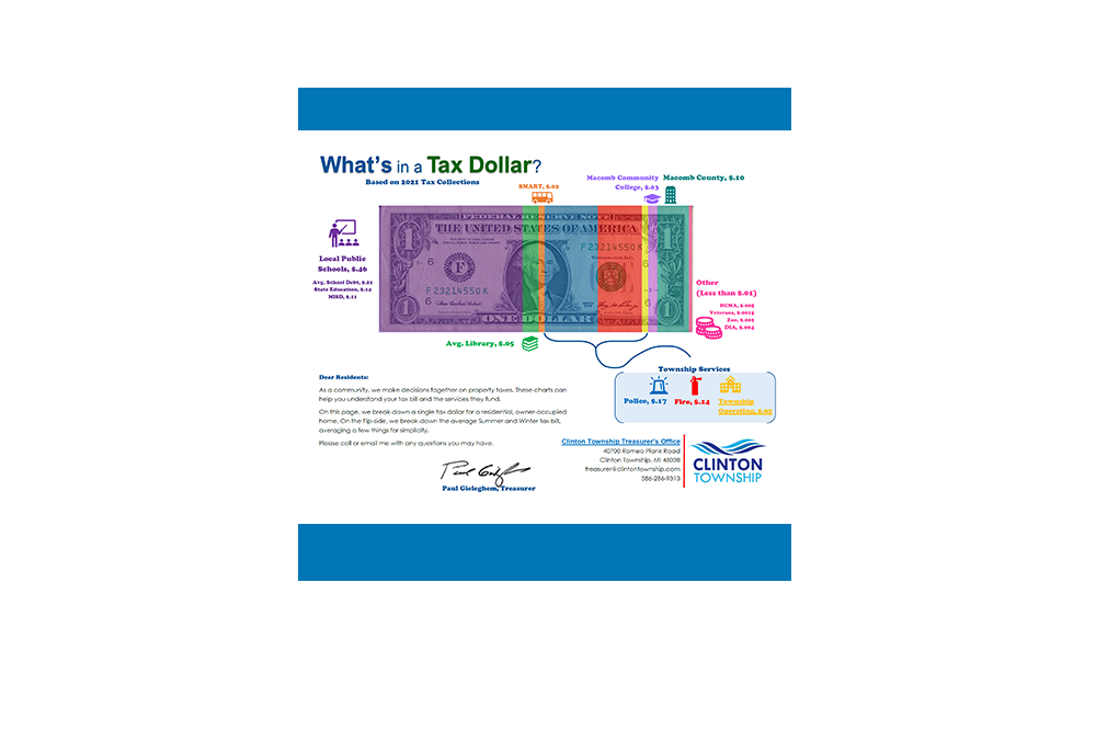 Tax Update from the Treasurer