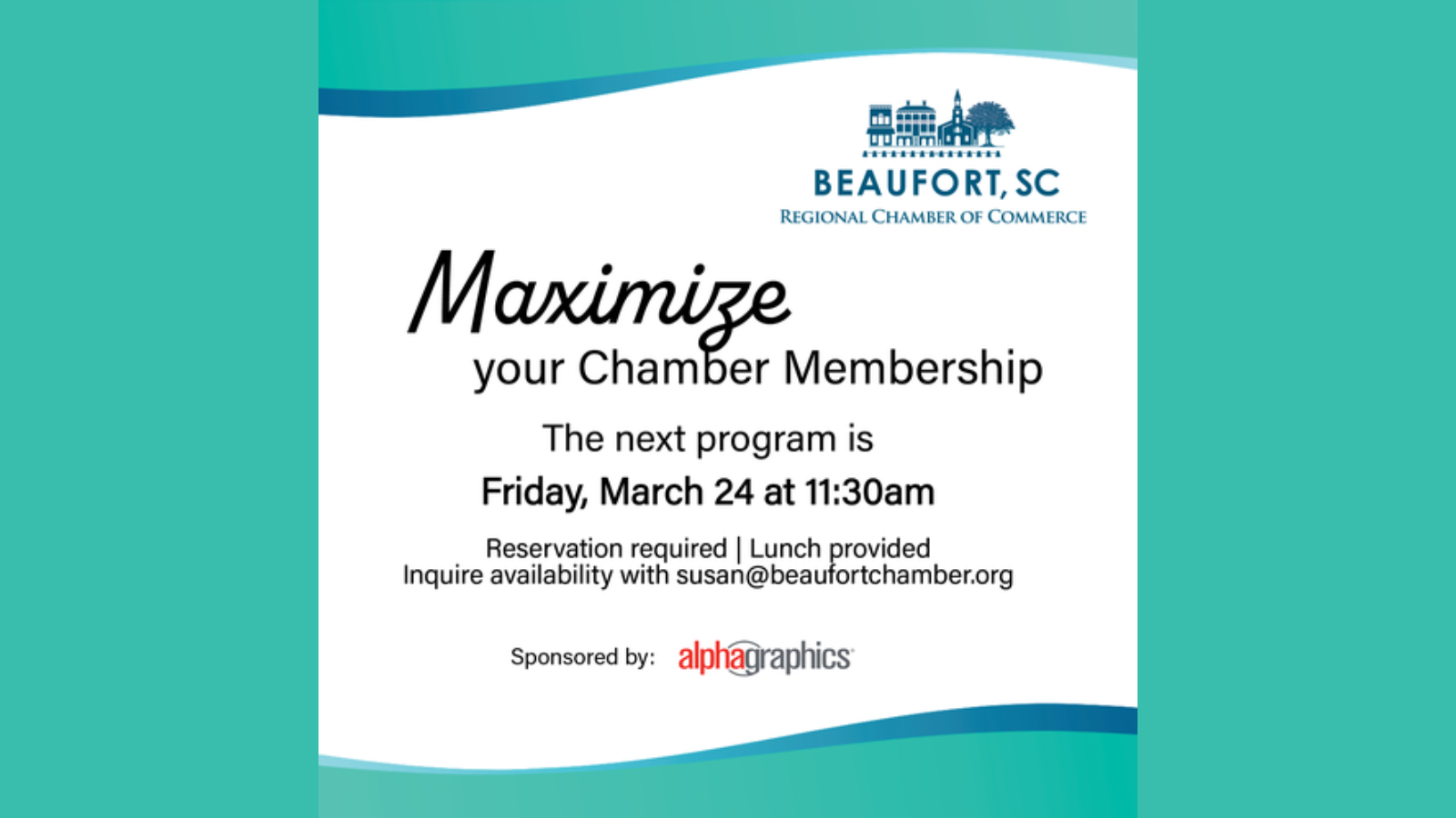 Maximize Your Membership Luncheon Maximize Your Membership Luncheon