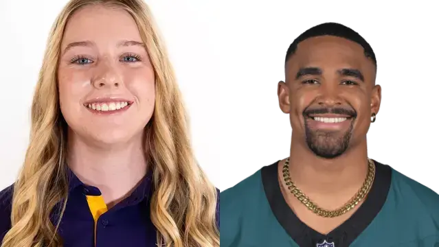 Tess Taylor and Jalen Hurts - 