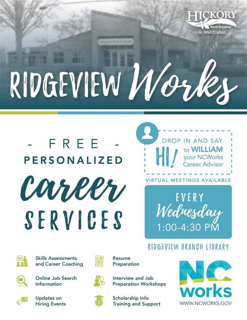CITY OF HICKORY: Ridgeview Works program