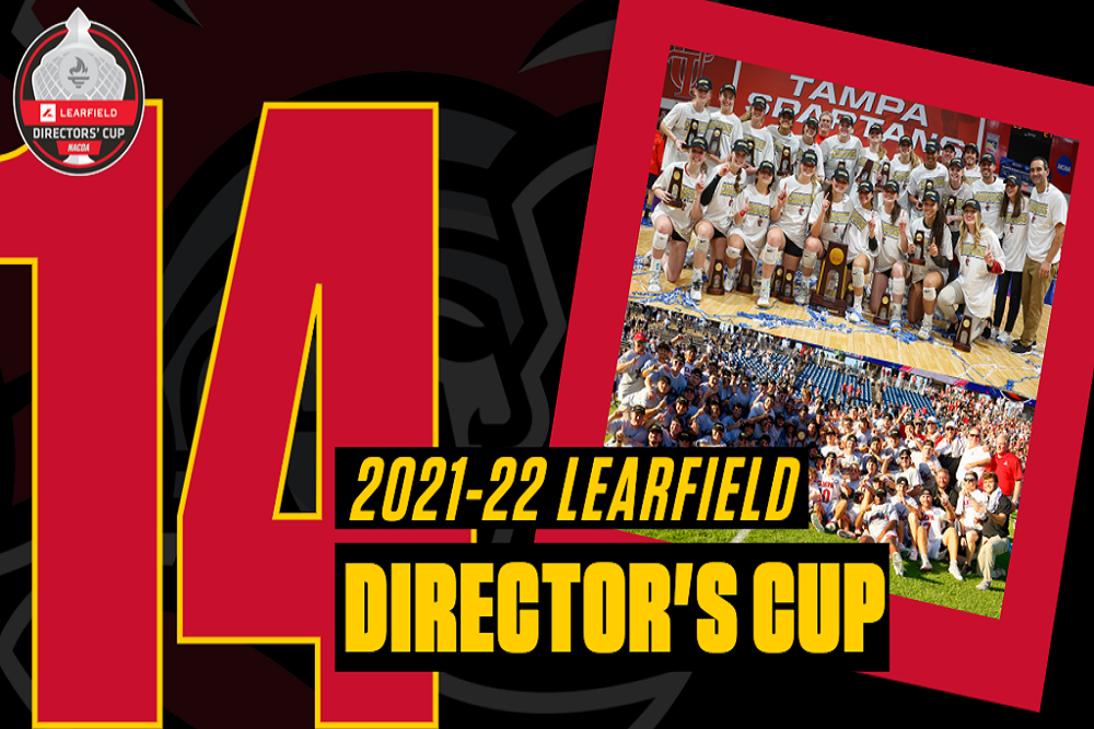 Tampa Finishes 14th in NACDA Director’s Cup Standings Tampa Finishes 14th in NACDA Director’s Cup Standings