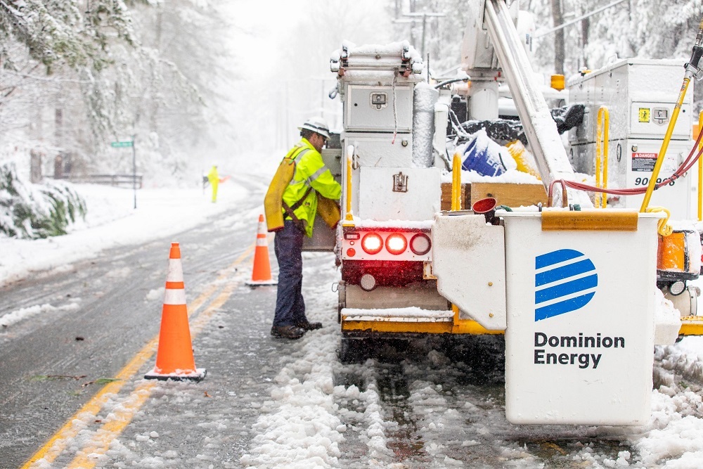 Dominion Energy Making Significant Progress Restoring Power, Preparing for Second Winter Storm