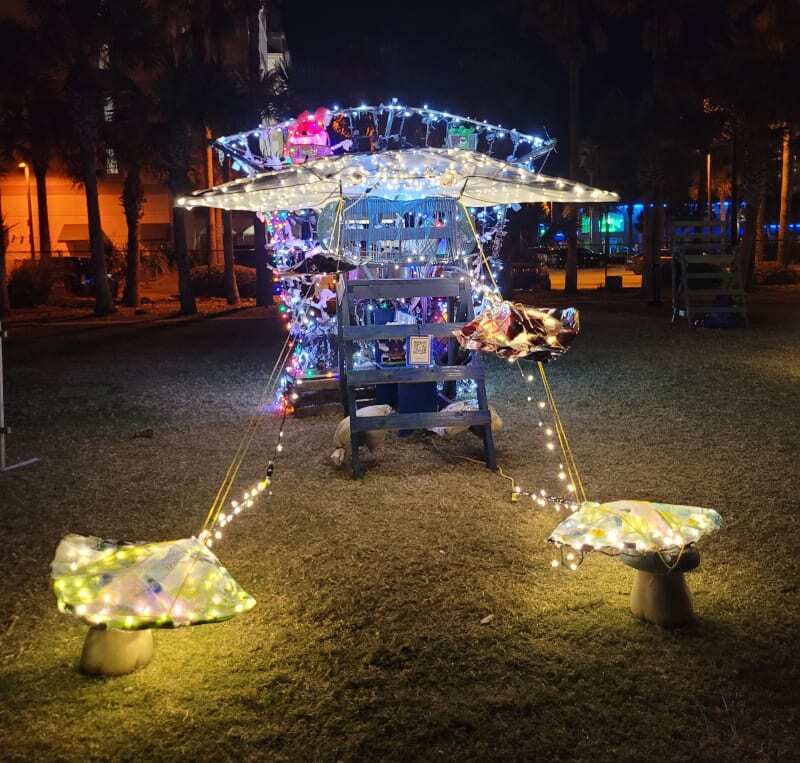 Bolles Artists Create “Manta and Ray” for Deck the Chairs