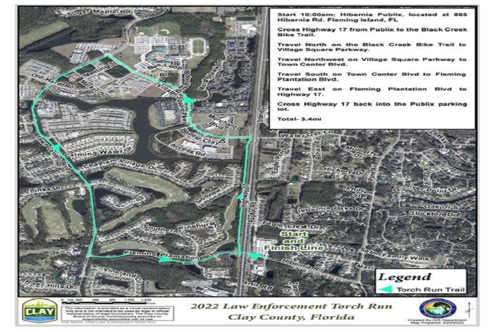 2022 Law Enforcement Torch Run for Special Olympics Florida route has changed 2022 Law Enforcement Torch Run for Special Olympics Florida route has changed