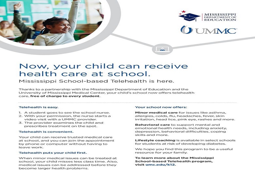 Claiborne County School District – Telehealth Service is Coming Soon to Port Gibson High School Students