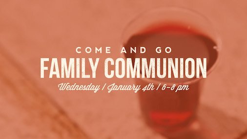 Come & Go Communion on Dec 24