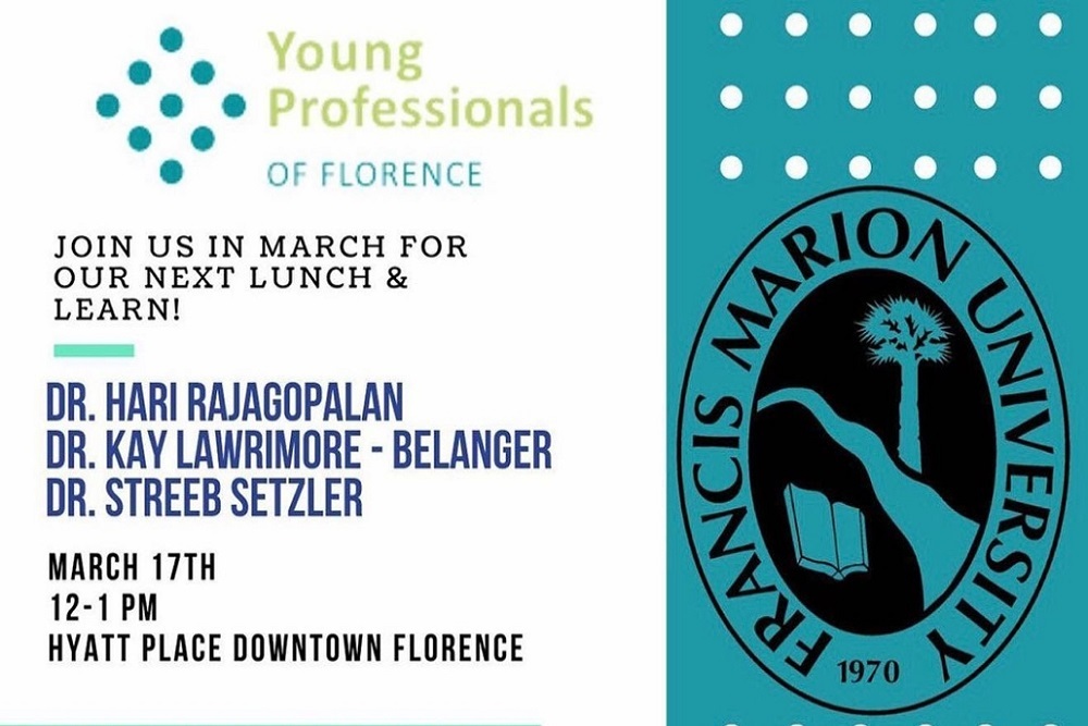 Greater Florence Chamber of Commerce: Young Professionals Lunch & Learn Scheduled for March 17th