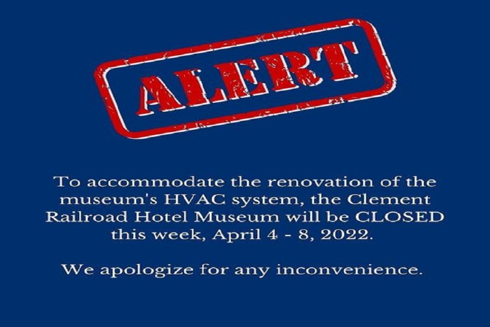 Dickson County Chamber of Commerce Renovation of Clement Railroad Hotel Museum’s HVAC System