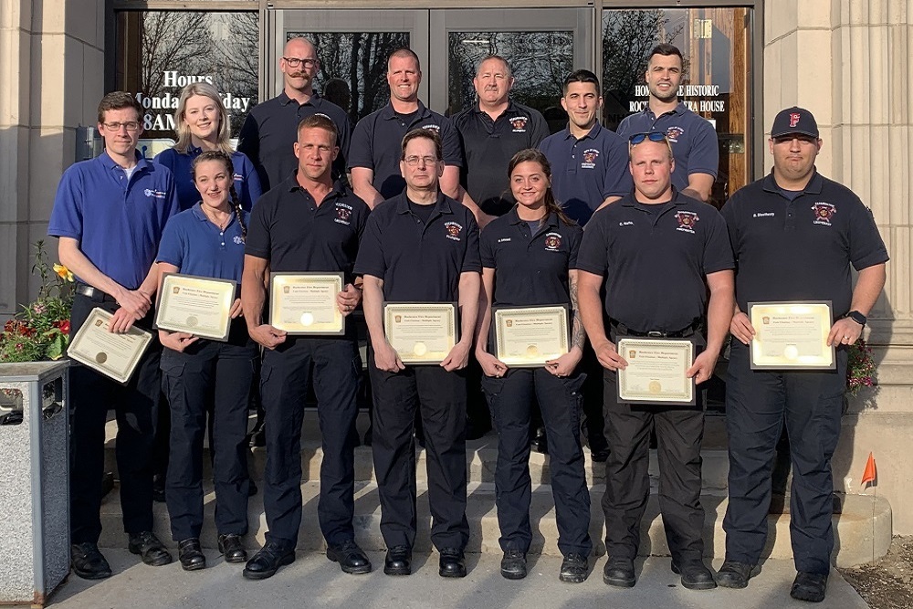 Dover Firefighters Among Area First Responders Recognized For Saving Mother And Twins In Rochester