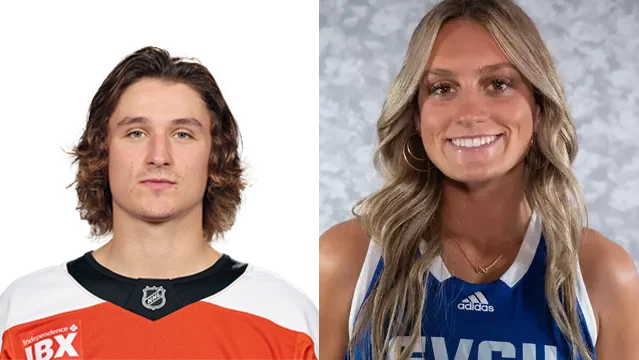 Trevor Zegras and Avery Lay