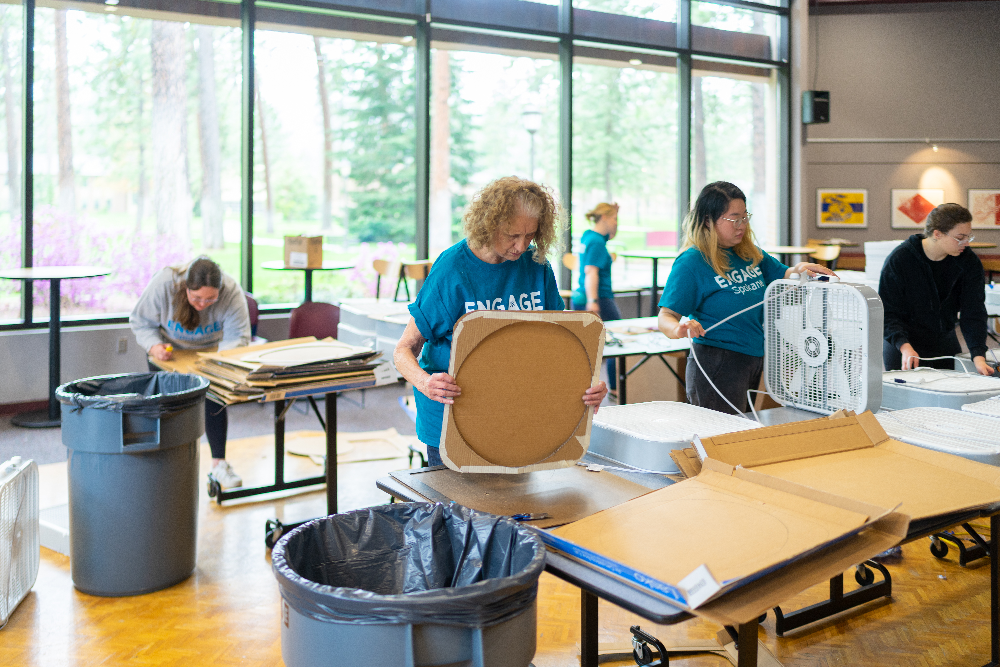 Whitworth Partners With REACH West Central To Build Air Purifiers for Community Members
