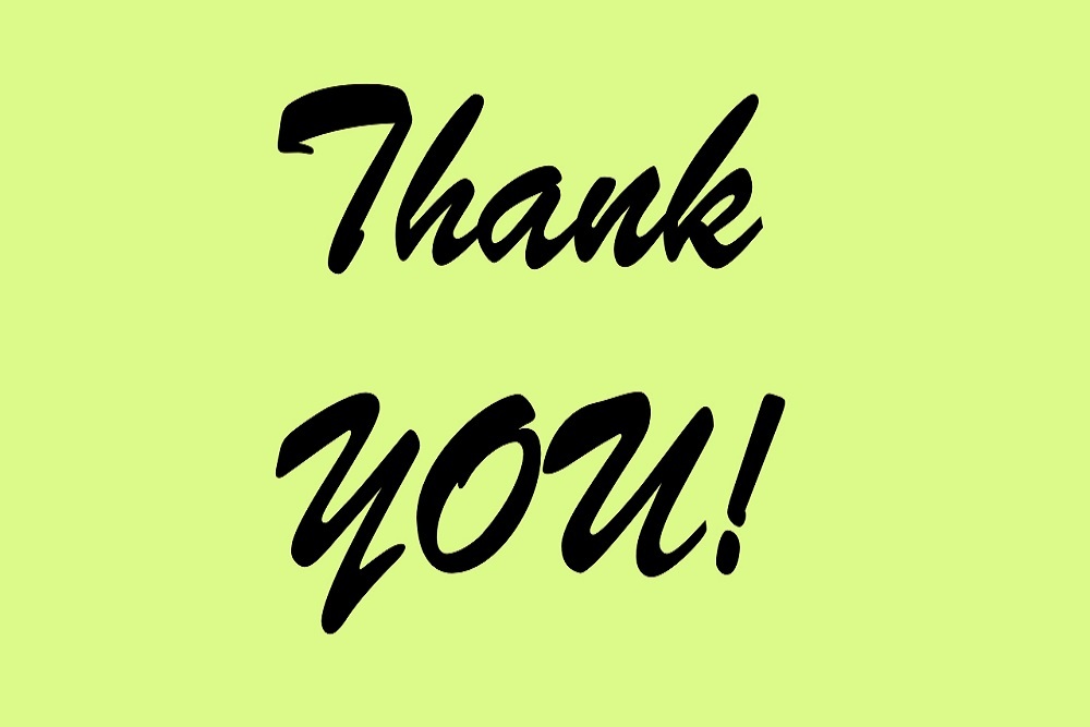 Thank you from R.A.C.E. Thank you from R.A.C.E.