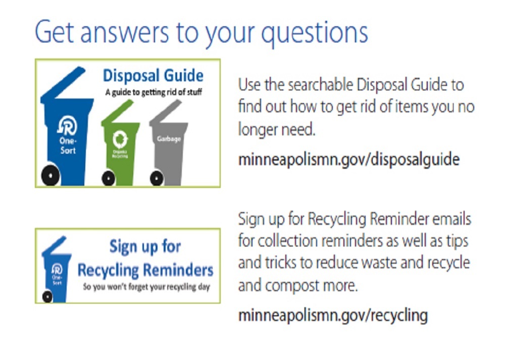 City of Minneapolis Government: Solid Waste & Recycling guide