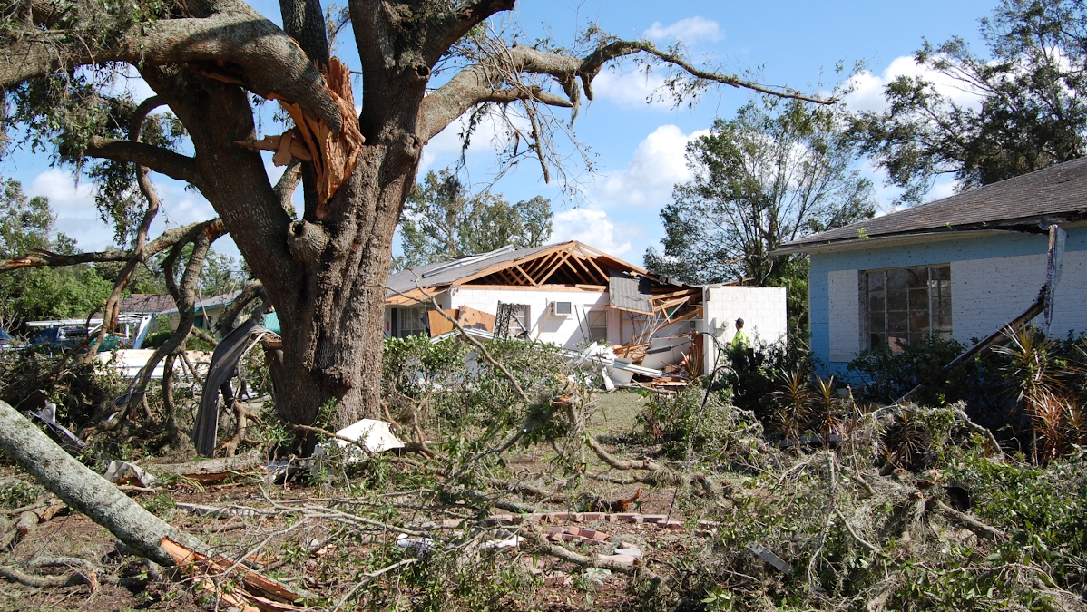 The HO-3 policy covering your home may cover the wind damage from a hurricane or toronado, but it won't cover flooding or earthquake damages.