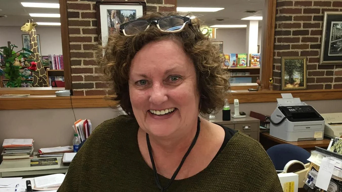Terri Yager, Library assistant of Audubon Public Library