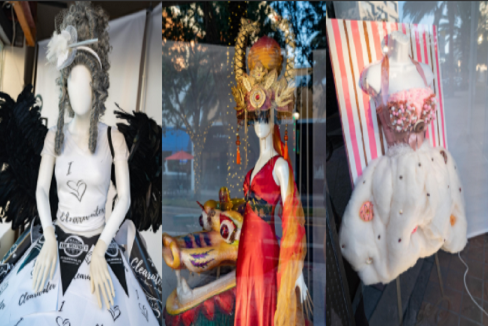 CITY OF CLEARWATER: “Wearable Art” Exhibit Helps Bring Vacant Storefronts to Life in Downtown Clearwater