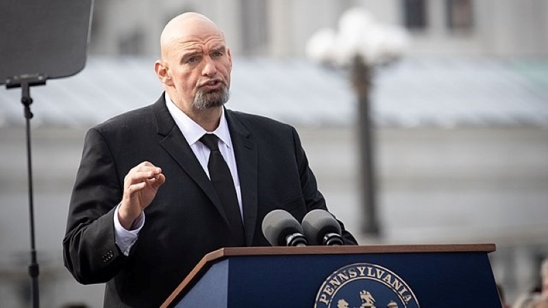 Pennsylvania Lt. Gov. John Fetterman (D), who is running for U.S. Senate in Pennsylvania against Republican Dr. Mehmet Oz. - Wikimedia Commons/Governor Tom Wolf from Harrisburg, PA