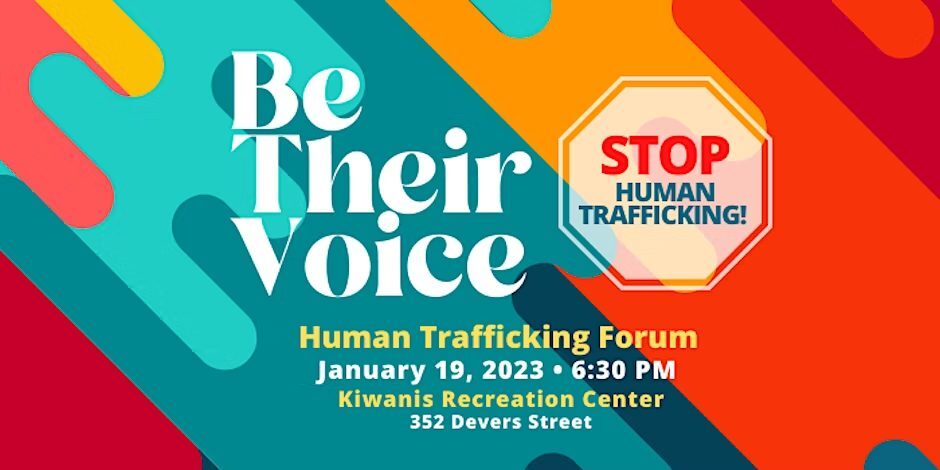 CITY OF FAYETTEVILLE POLICE DEPARTMENT: Human Trafficking Forum on January 19th, 2023