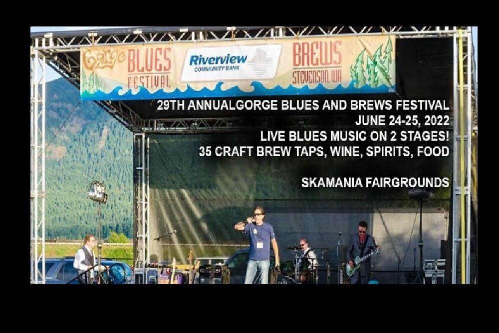 29th Annual Gorge Blues and Brews Festival on June 24- 25, 2022