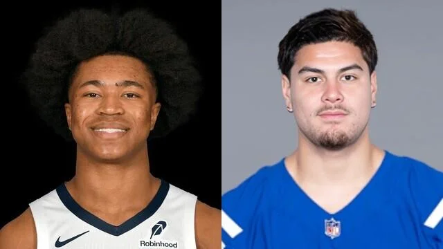 Jaylen Wells and Laiatu Latu Jaylen Wells and Laiatu Latu