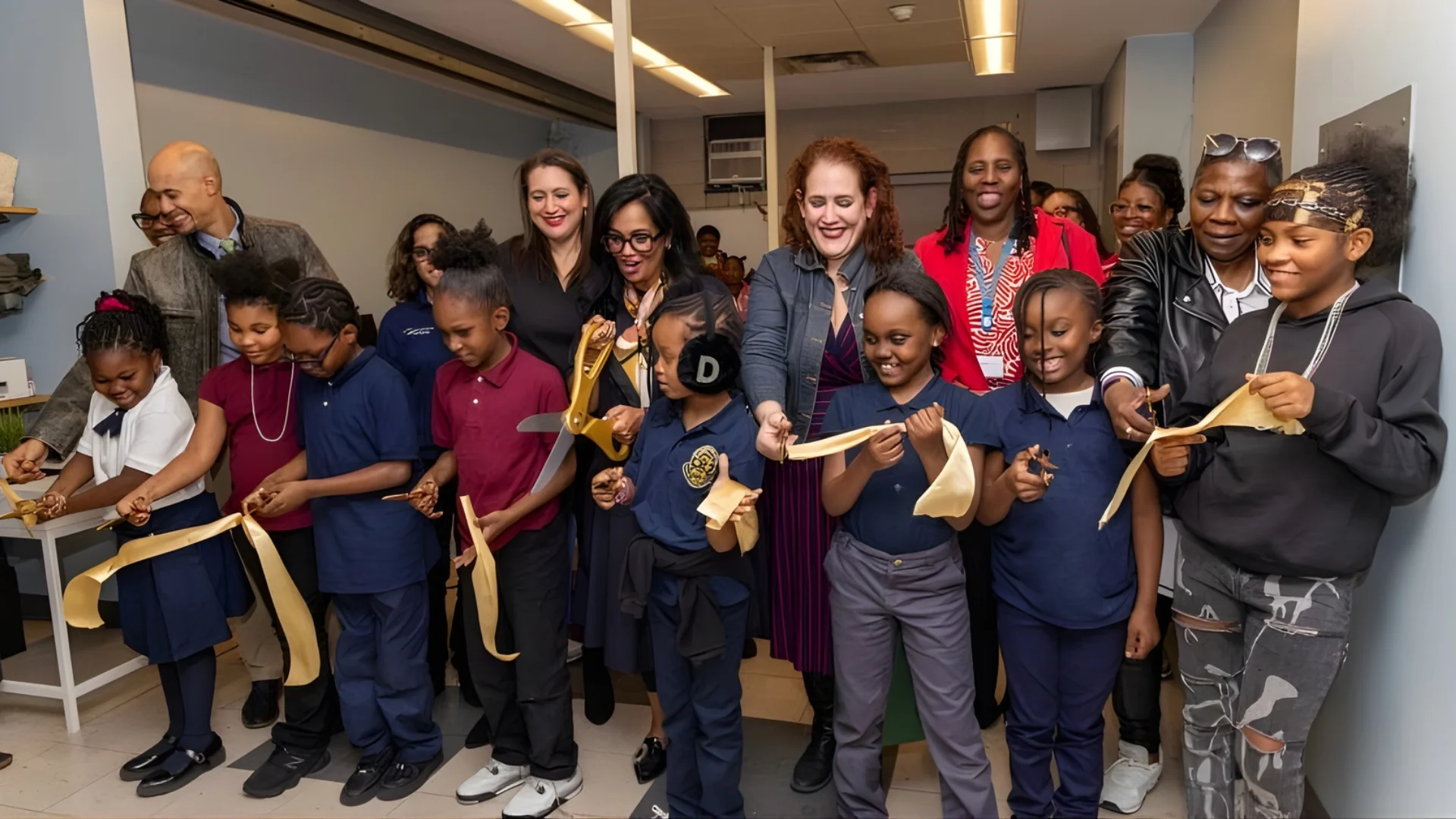 Van Dyke Computer Room Ribbon Cutting
