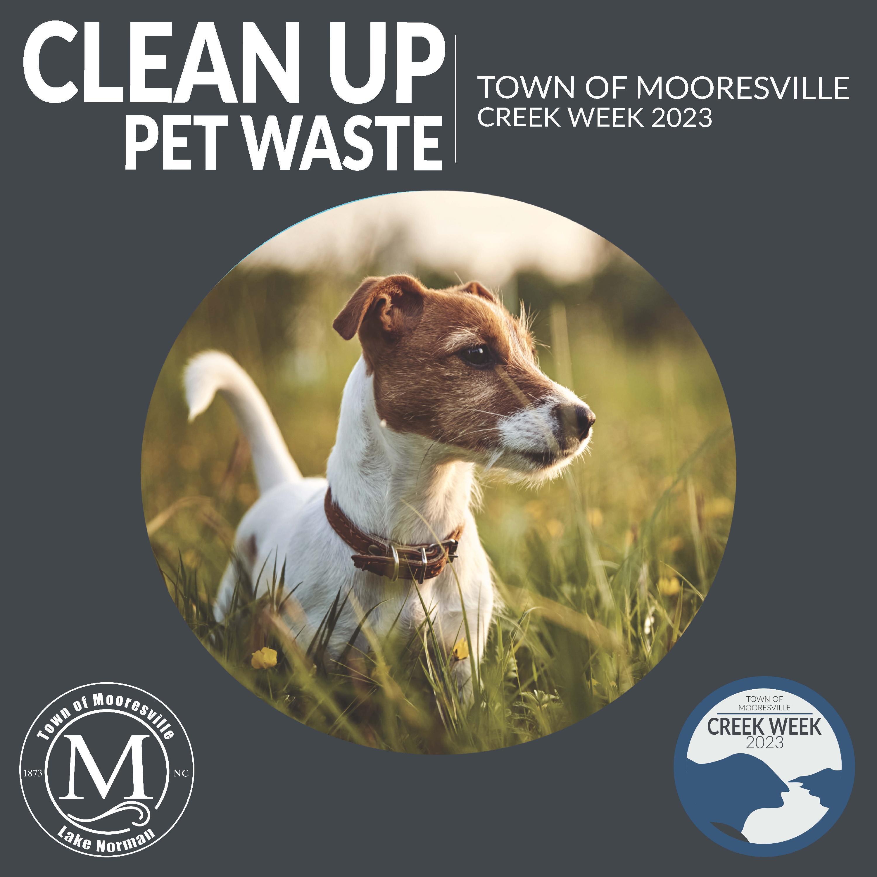 TOWN OF MOORESVILLE: Creek Week: Pet Waste can Damage Local Waterways