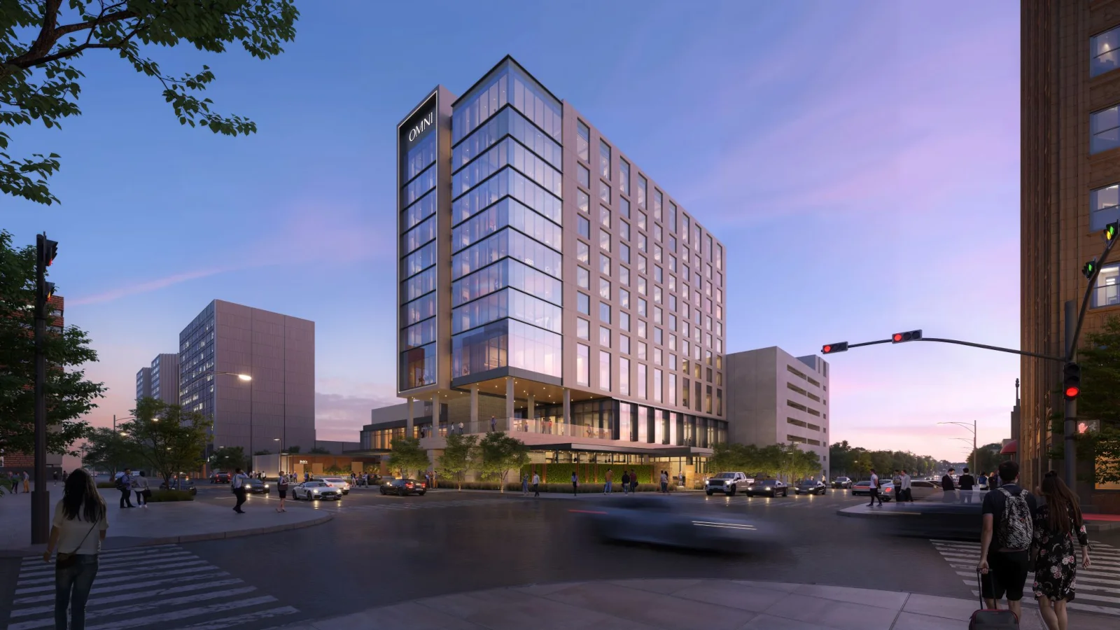 Ground broken on Omni Midland Hotel
