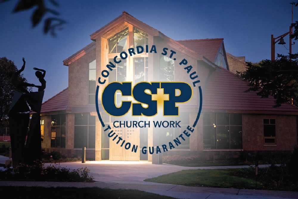 CONCORDIA UNIVERSITY-SAINT PAUL: CSP Announces Church Work Student Tuition Guarantee