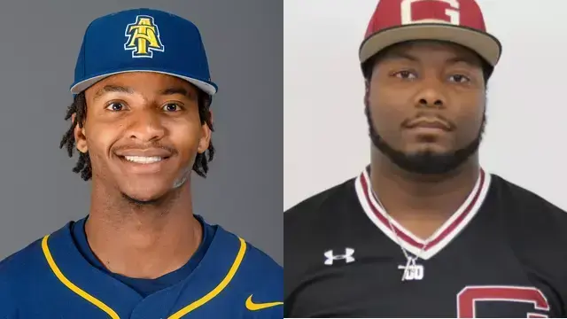 Which former South Guilford News area high school standouts will be in action on Friday, April 4?