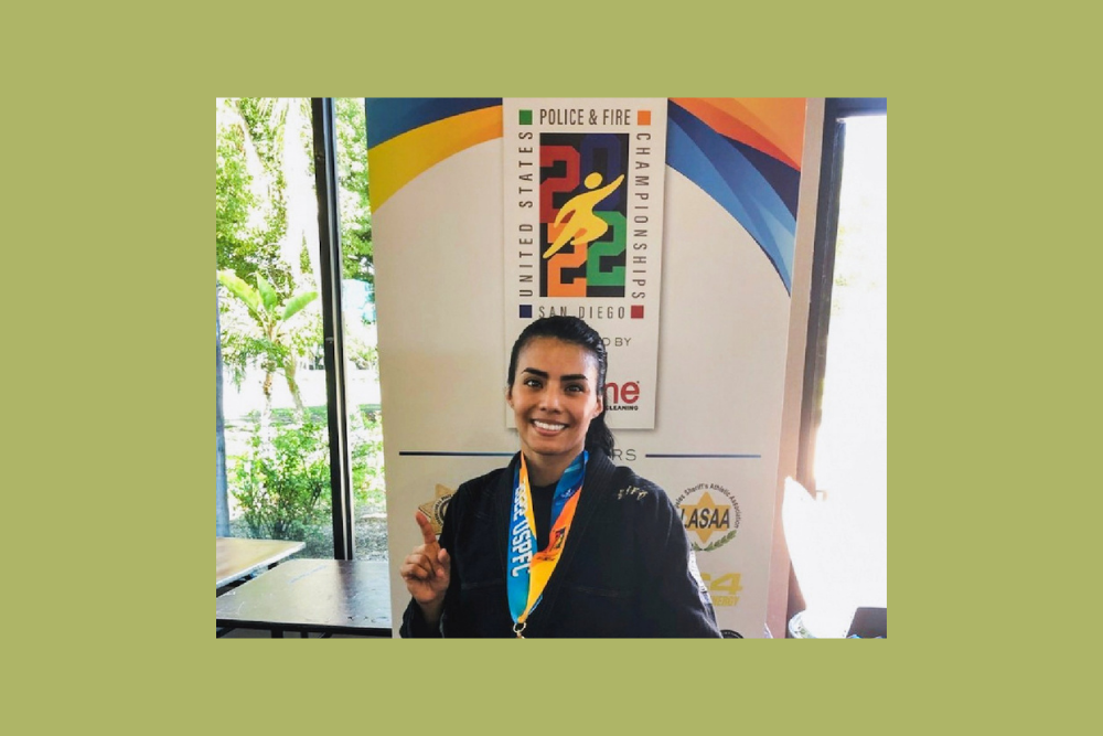 We’re proud to announce that our very own Deputy Marquez recently won a gold medal in Brazilian Jiujitsu We’re proud to announce that our very own Deputy Marquez recently won a gold medal in Brazilian Jiujitsu