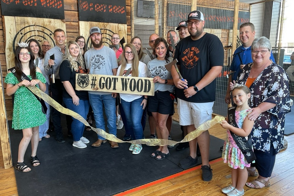 Coweta Chamber of Commerce Ribbon Cutting Got Wood Coweta Coweta Chamber of Commerce Ribbon Cutting Got Wood Coweta