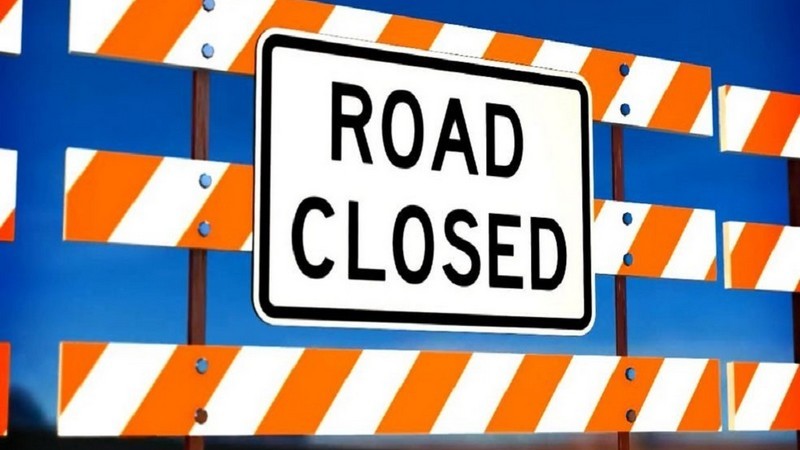 Notice of Road Closure: Eastbound lane of Chat Holley Road