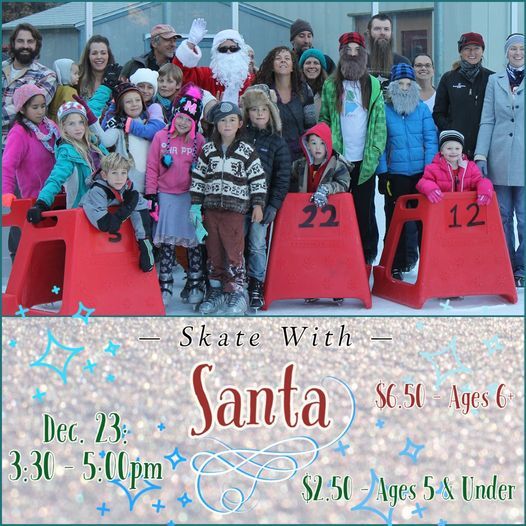 Skate with Santa Dec. 23rd Skate with Santa Dec. 23rd