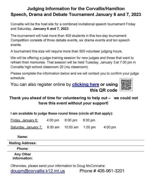 Corvallis School District #1: Help Needed