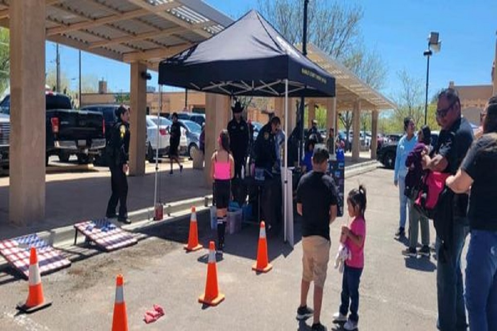 MCSO Was Out at the Cyfd Family Fun Event Downtown Today