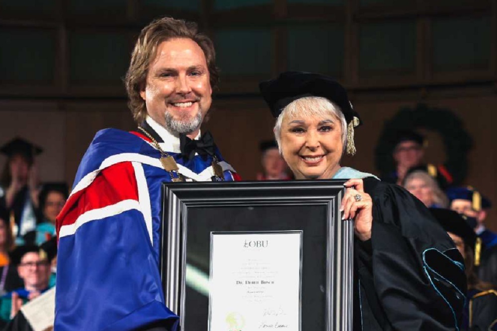 Oklahoma Baptist University Bosch Awarded OBU Dean Emerita Status During Winter Commencement
