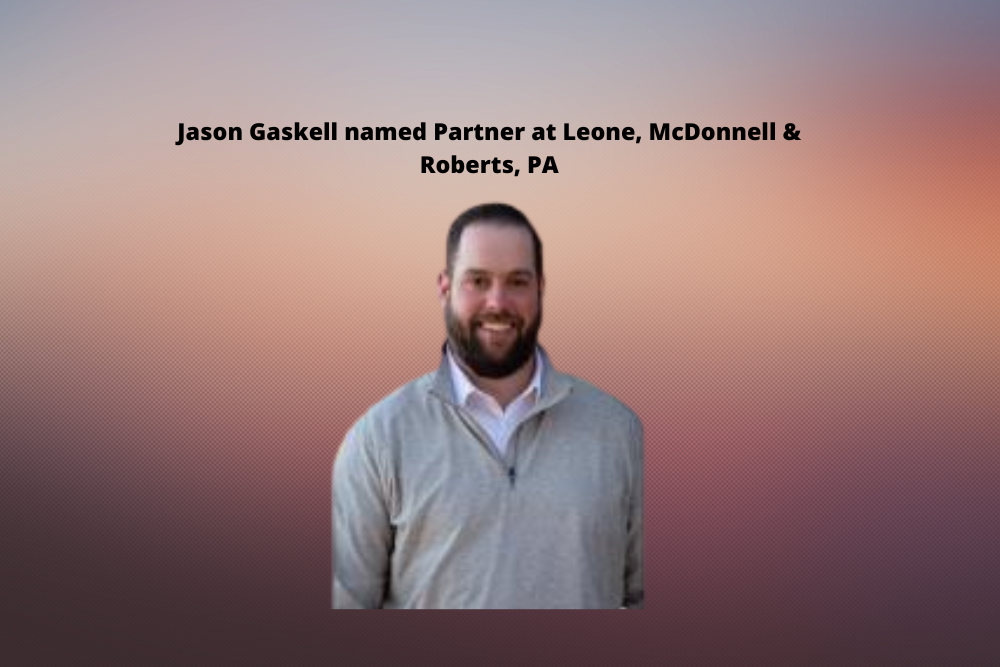 Jason Gaskell Named Partner at Leone, McDonnell & Roberts, PA