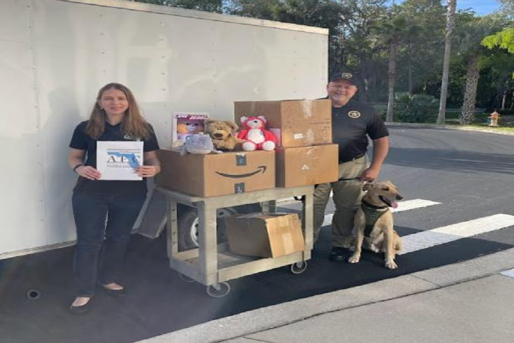 PHSC Chapter of AFC Donates Stuffed Animals to First Responders