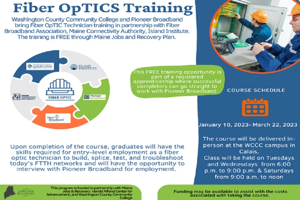 Washington County Community College Fiber OpTIC Training