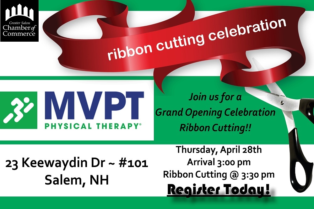 Greater Salem Chamber of Commerce: 2022 Ribbon Cutting: MVPT Physical Therapy-Salem Greater Salem Chamber of Commerce: 2022 Ribbon Cutting: MVPT Physical Therapy-Salem