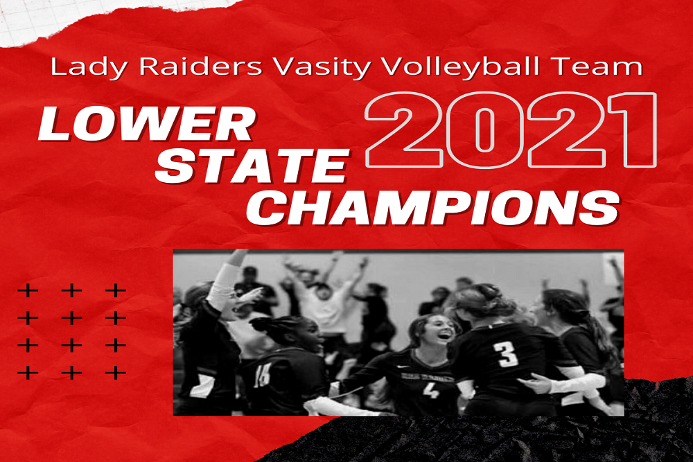 Bamberg School District One: The Lady Raiders Varsity Volleyball team win Lower State Championship 2nd year in a row. Bamberg School District One: The Lady Raiders Varsity Volleyball team win Lower State Championship 2nd year in a row.