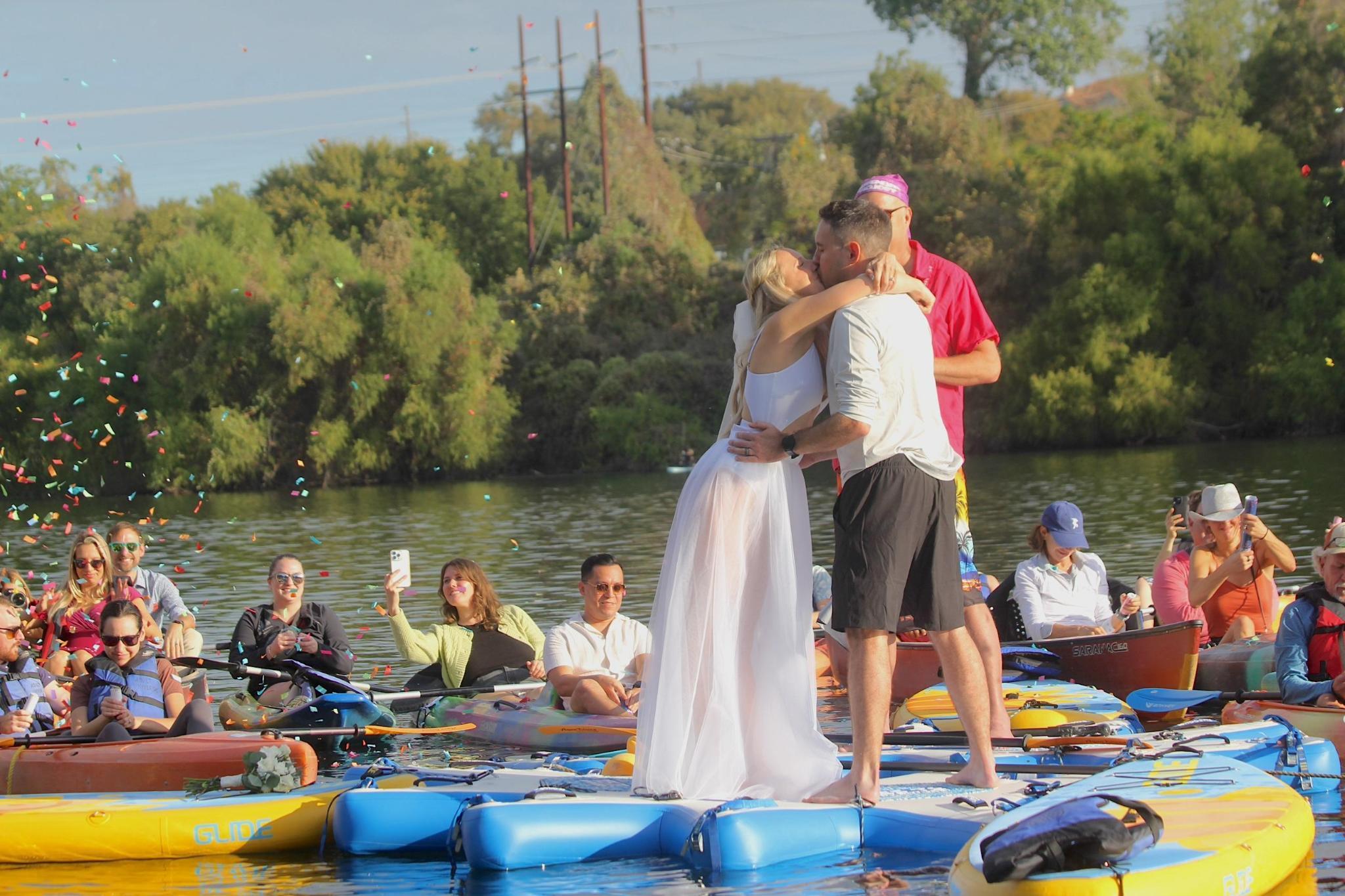 A great day on Town Lake, made more beautiful by a wedding A great day on Town Lake, made more beautiful by a wedding