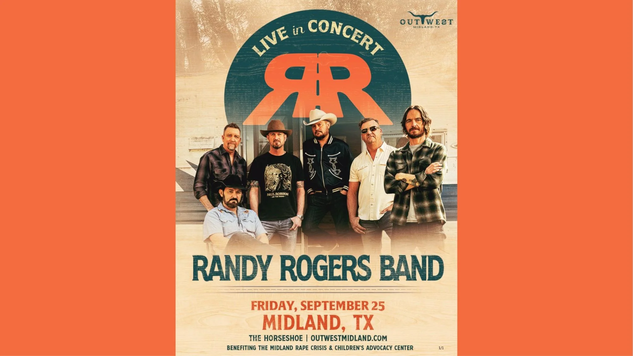 Out West announces Randy Rogers Band concert at Horseshoe