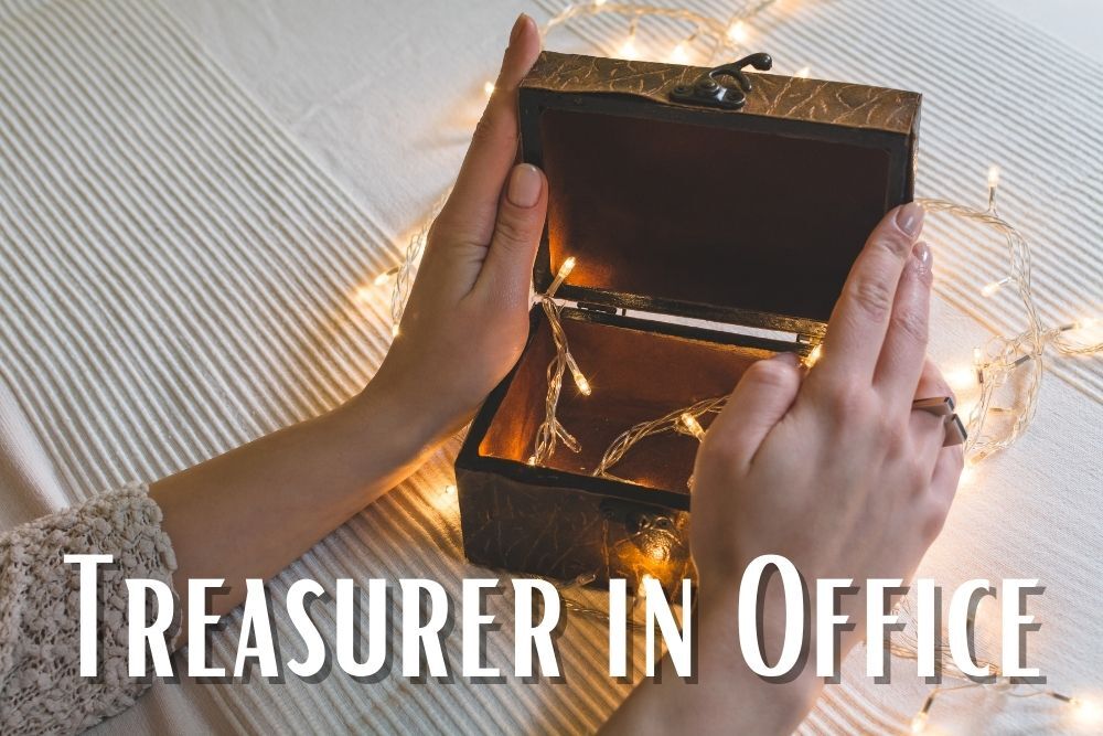 Treasurer in Office Dec 27 Treasurer in Office Dec 27